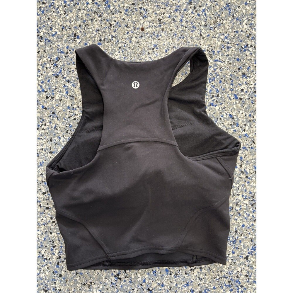 Lululemon Wunder Train Racerback Tank Top Black, Size 2